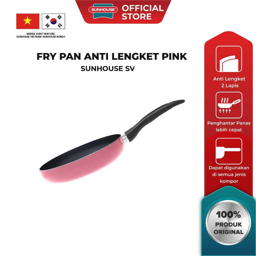 SUNHOUSE FRY PAN PENGGORENGAN WAJAN ANTI LENGKET TEFLON PANCI