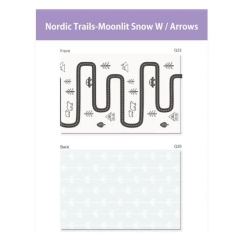 Dwinguler Ukuran M Karpet Playmat Anak Nordic Arrow
