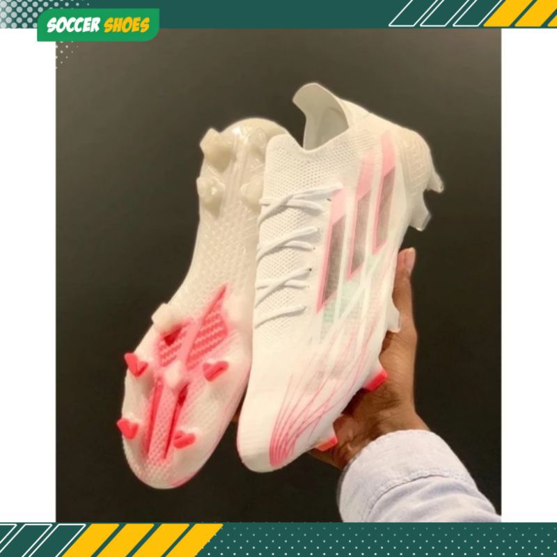 ADIDAS - SEPATU BOLA X SPEEDFLOW.1 WHITE PINK