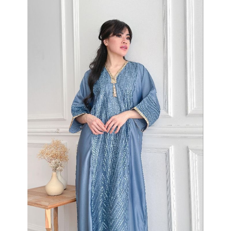 Kaftan Arabian 10  / Gamis Hitam / Dress Hitam / Gamis Arab / Abaya Arab