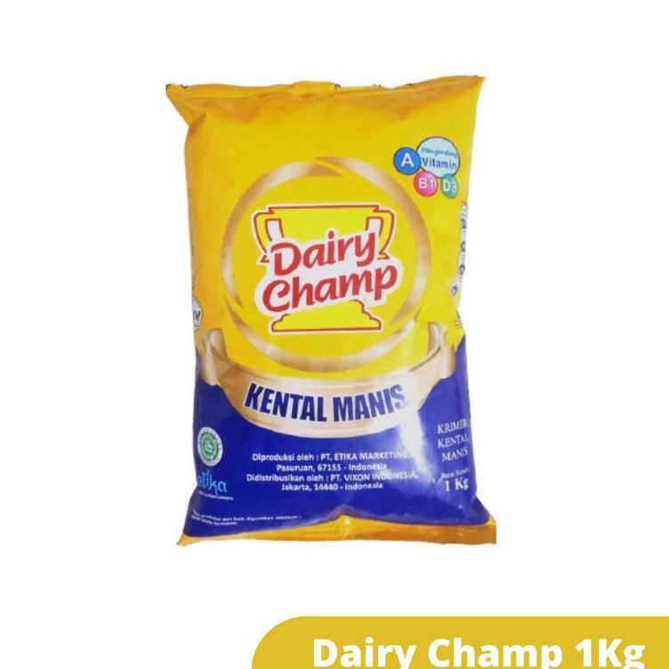 

Kirim Sekarang Dairy Champ 1kg Susu Kental Manis C88