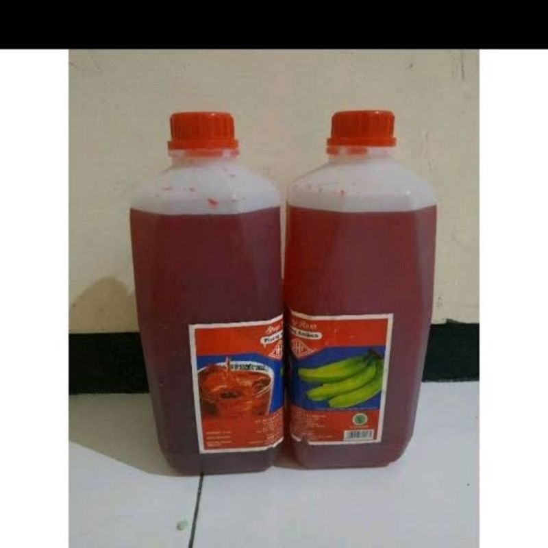 

sirup DHT rasa pisang ambon oleh-oleh khas makassar jerigen 2 liter