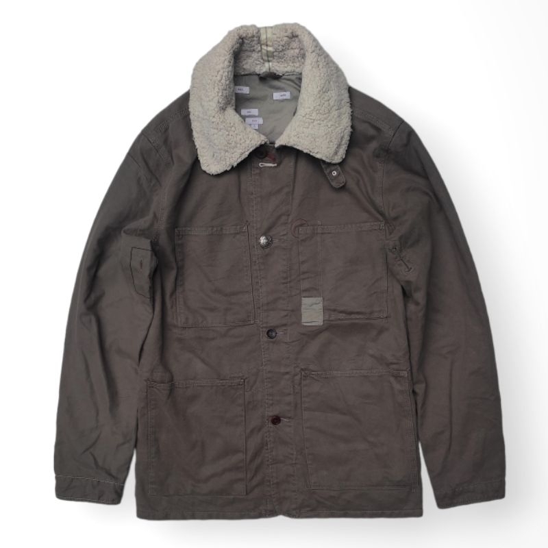 Paul Smith Red Ear Worker Jacket / Sherling Collar Jacket