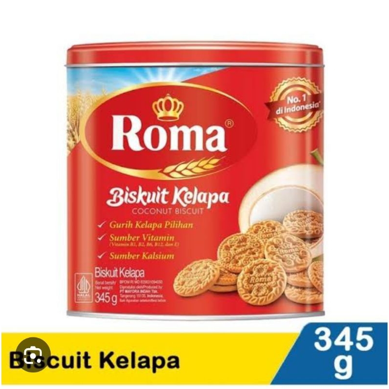 biskuit roma kelapa kaleng