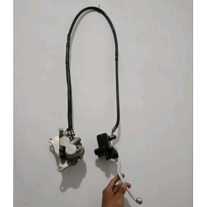 master kaliper rem cakram depan klx 150bf asli original REM SET DEPAN KLX 150 ORIGINAL COPOTAN REMSE