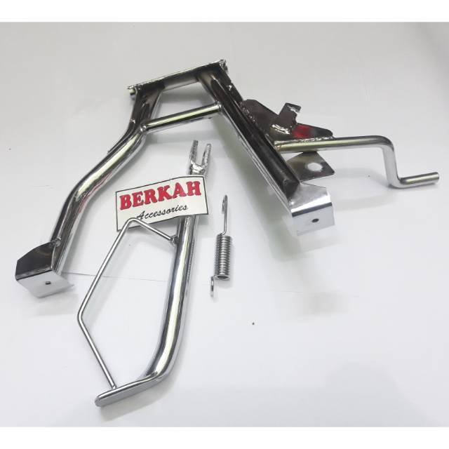 Standar tengah + standar samping Ring 17 Honda Beat scoopy-vario 110 karbu-vario 110 Led full chrome