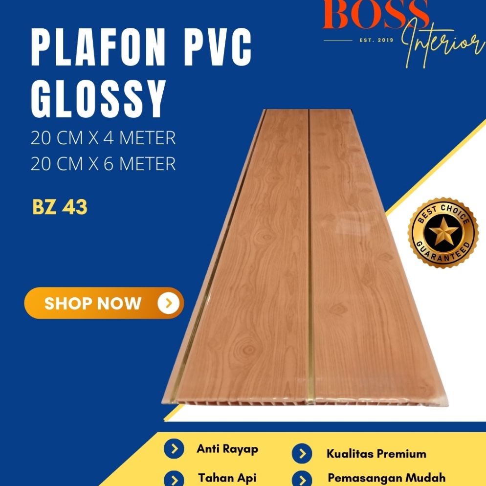Mau Hemat Plafon PVC  Plavon Rumah Minimalis Aesthetic Banyak Motif  Plafon Premium Glossy Anti Rayap Anti Air Murah