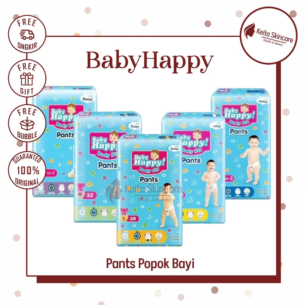 Baby Happy Pampers Pants Popok Bayi S/M/L/XL/XXL