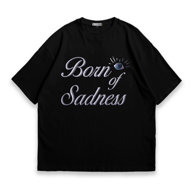FUTURISM | Black Oversized Tee - Born of Sadnes