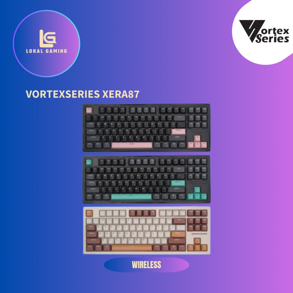 ART H36Q VortexSeries Xera87  Xera87 Wired Mechanical TKL Gaming Keyboard