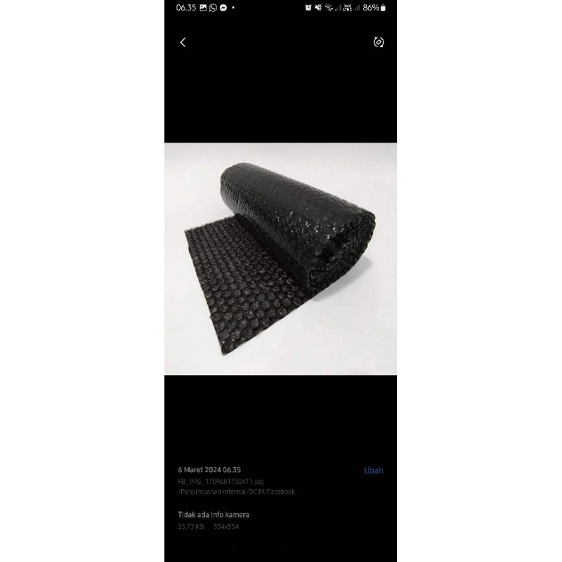 

Tambahan Bubble Wrap