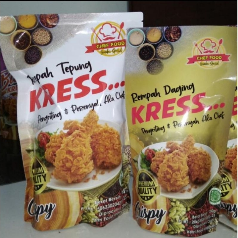 

rempah kress tepung fried chicken tepung serbaguna