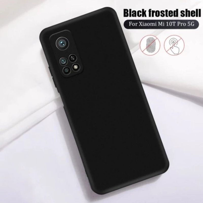 Case Pro Black Matte Xiaomi 10T/10T Pro Camera Protection Anti Glare Soft Case