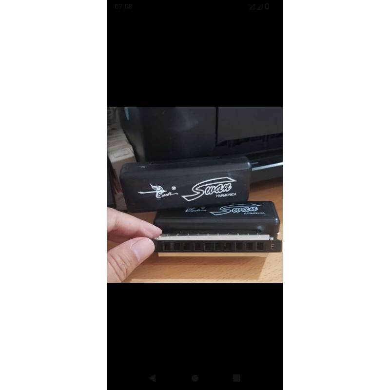 Harmonika kunci C Merk Swan