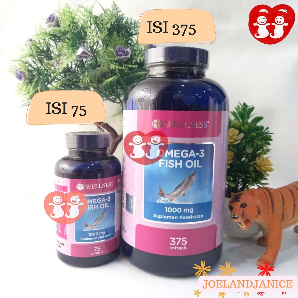 Wellness Omega 3 / Minyak Ikan 1000MG Omega3 BPOM