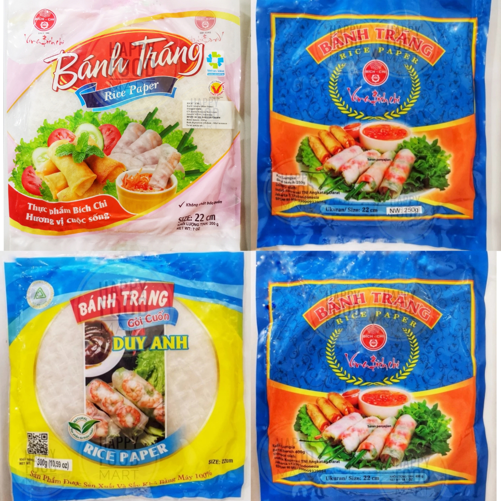 

[BPOM RI] BANH TRANG/RICE PAPER VIETNAM ROLL HALAL/KULIT LUMPIA TIPIS/VINA BICH CHI/RICE PAPERS BLUE/SPRING ROLL/SALAD WRAP/BHAN TRANG/BANTRANG/BAN TRANG/BANHTRANG
