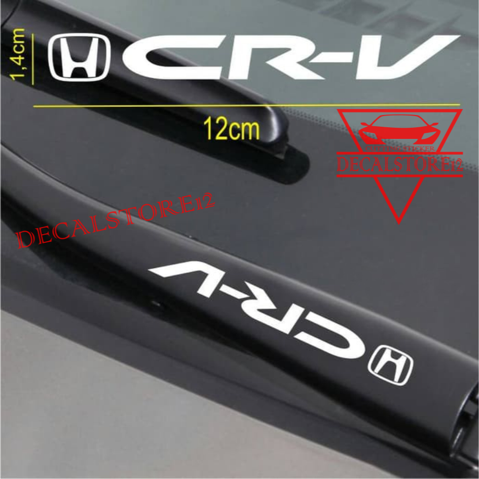 stiker mobil sticker wiper pembersih kaca mobil honda crv