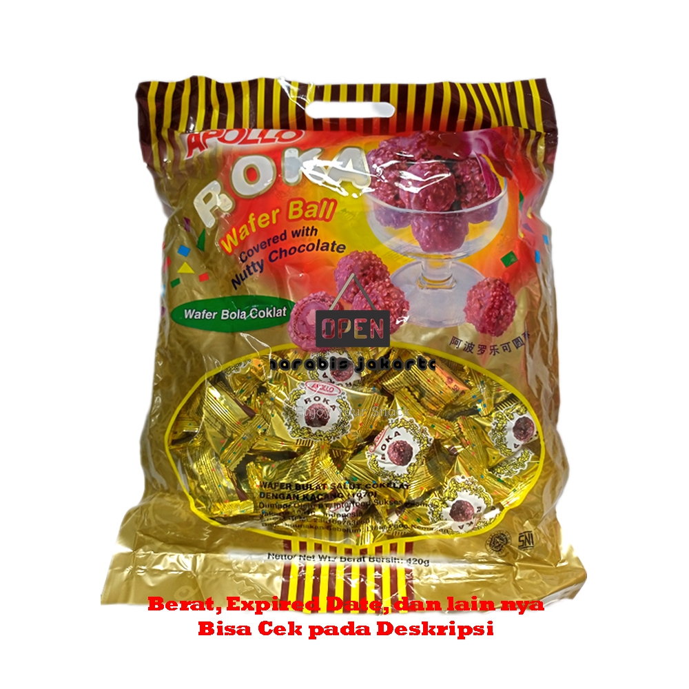 

APOLLO ROKA CHOCO WAFER BALL 70pcs