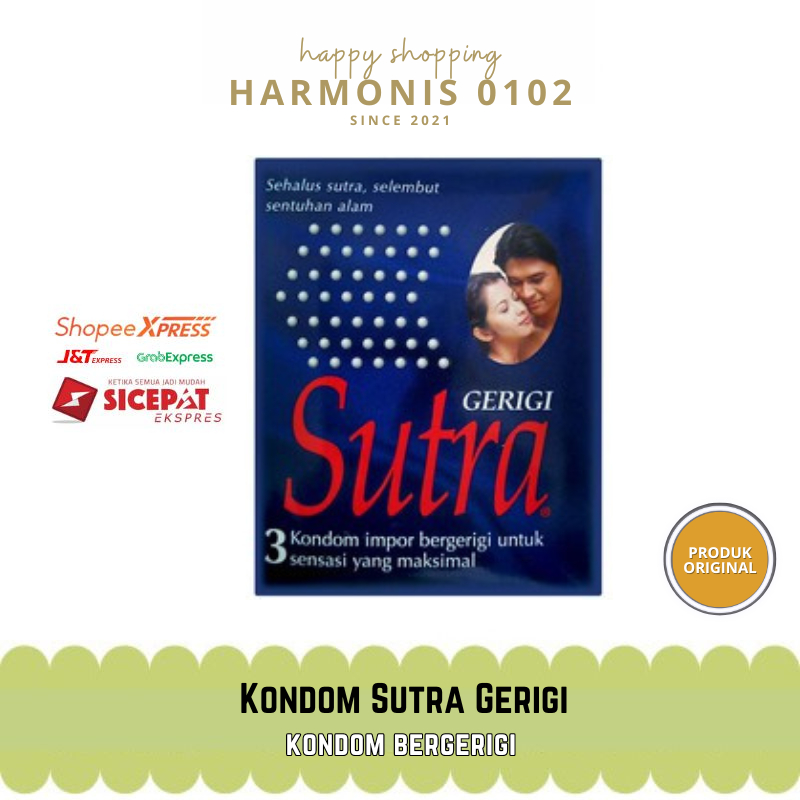 Beli 1 Gratis 1 Kondom Sutra Gerigi isi 3 Pcs - Kondom Bergerigi / BISA BAYAR DITEMPAT(COD)