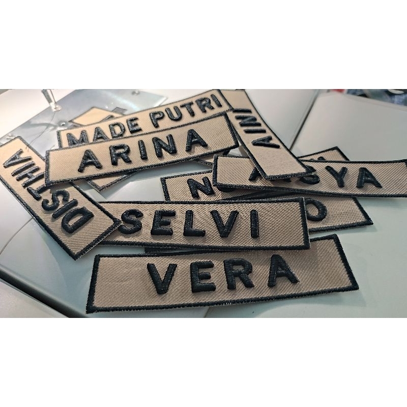 Papan Nama Bordir Pramuka