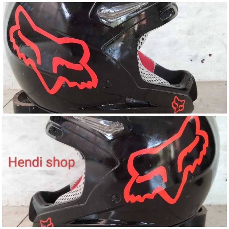 

stiker logo fox set kanan kiri stablo