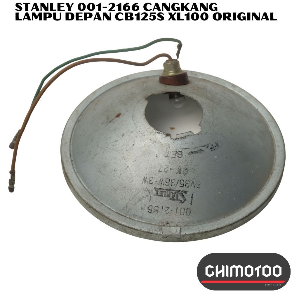 Stanley 001-2166 Cangkang Lampu Depan Honda Mt125 Cb125S Xl100 Xl125 Xl175 Xl250 Original
