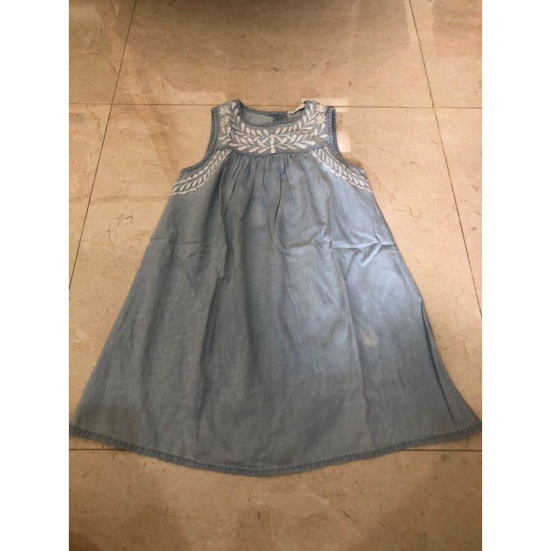dress denim anak perempuan zara 4Y