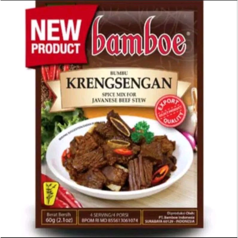 

Bumbu bamboe Krengsengan 60gr