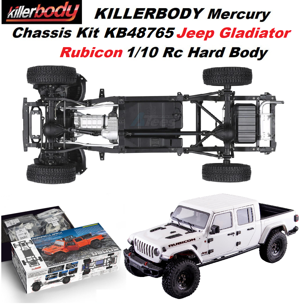 KillerBody Mercury Jeep Gladiator Chassis Kit 313mm 1/10 Rc Hard Body