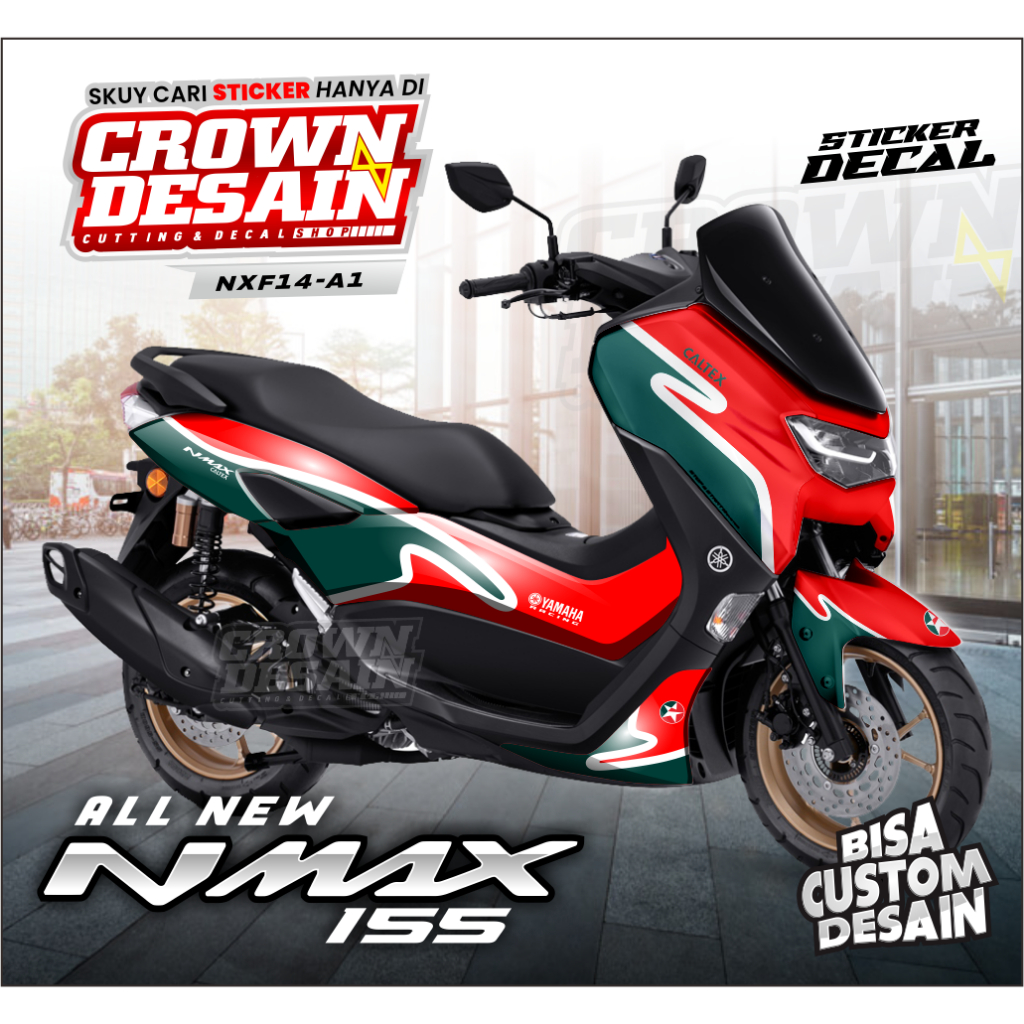 Sticker Decal ALL NEW NMAX 155 - sticker dekal NMAX 2020 / New Nmax 2020 Facelift