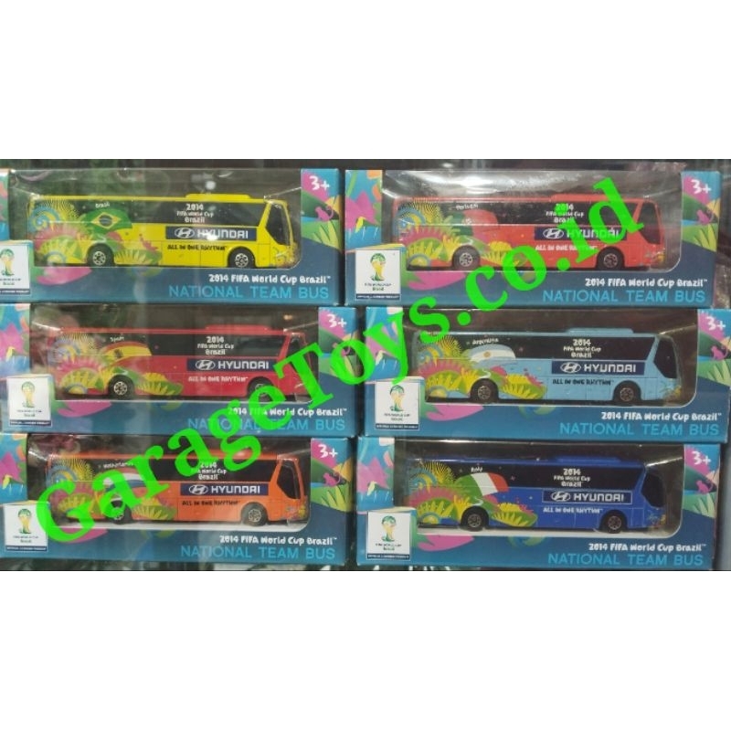 Maisto 2014 FIFA WORLD CUP HYUNDAI BUS LIMITED EDITION