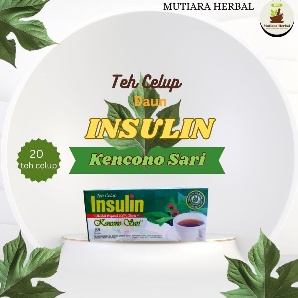 

Teh Celup Insulin obat herbal diabet / diabetes / kencing manis Asli kencono sari