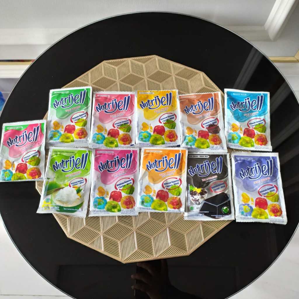 

nutrijell jelly powder serbuk jeli instan rasa buah