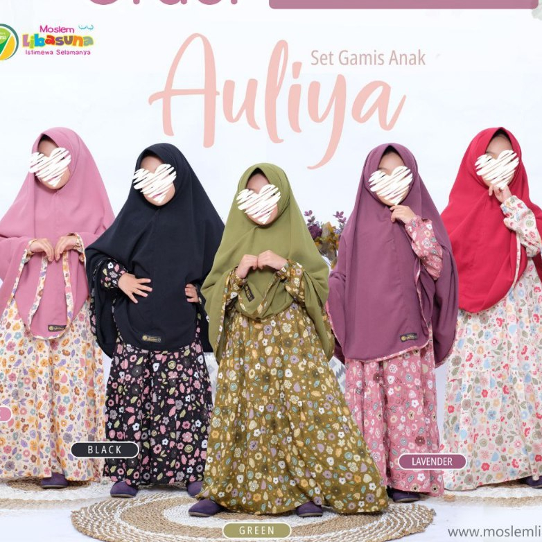 Auliya Gamis set by libasuna