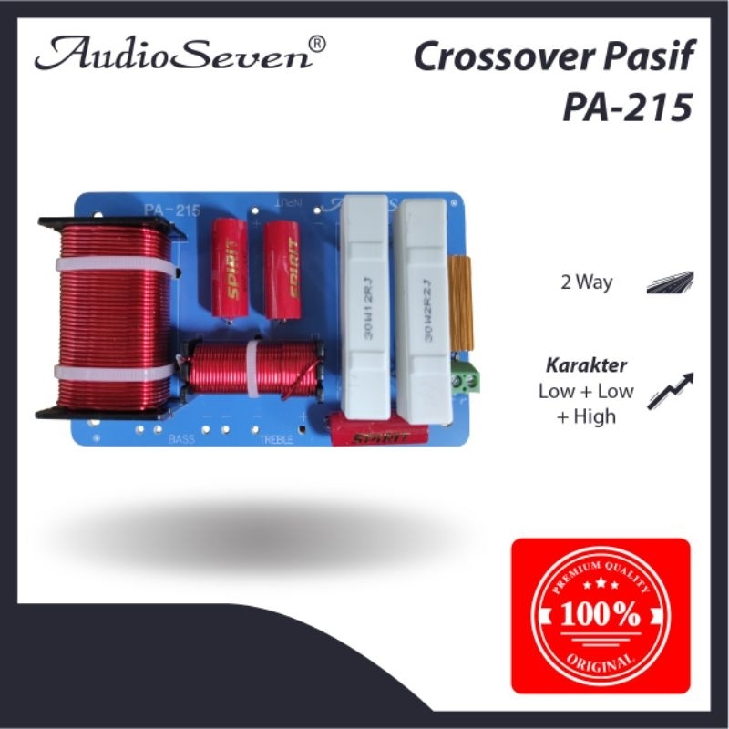 Crossover Pasif PA 215 2 Way Audio Seven Import High Quality