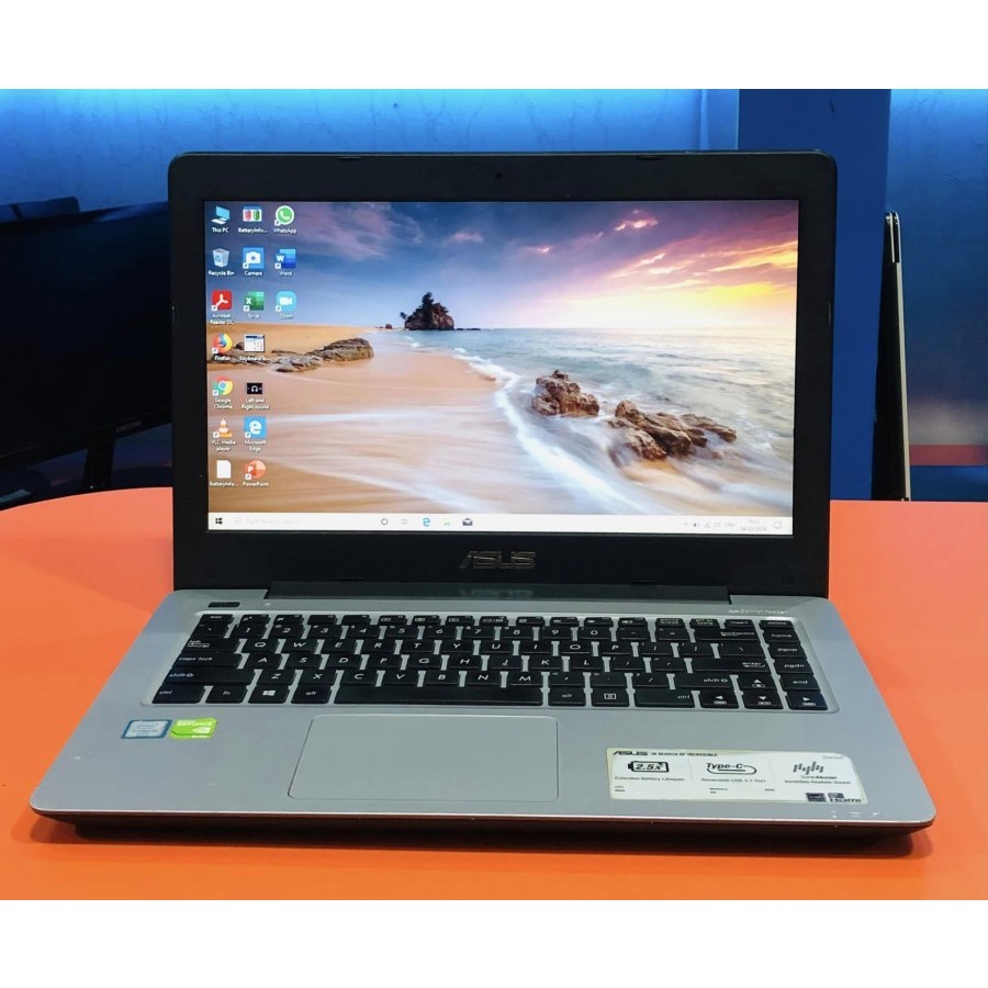 Laptop Asus X456UB Core i5 Gen6 Ram 8Gb Ssd 120Gb 15.6"