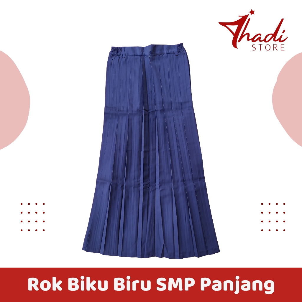 Rok Sekolah Biku Rempel Biru Panjang SMP Drill