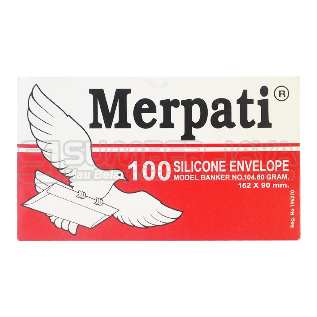 

AMPLOP MERPATI 104 TANGGUNG SILICON Murah isi 100pcs