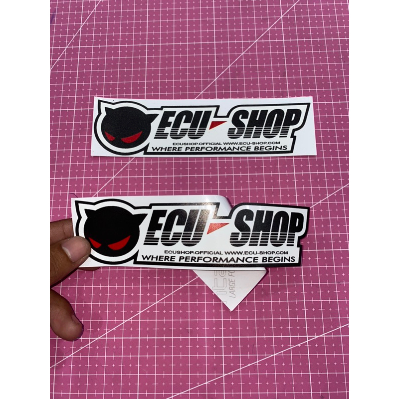 

STIKER ECUSHOP PRINT CUT