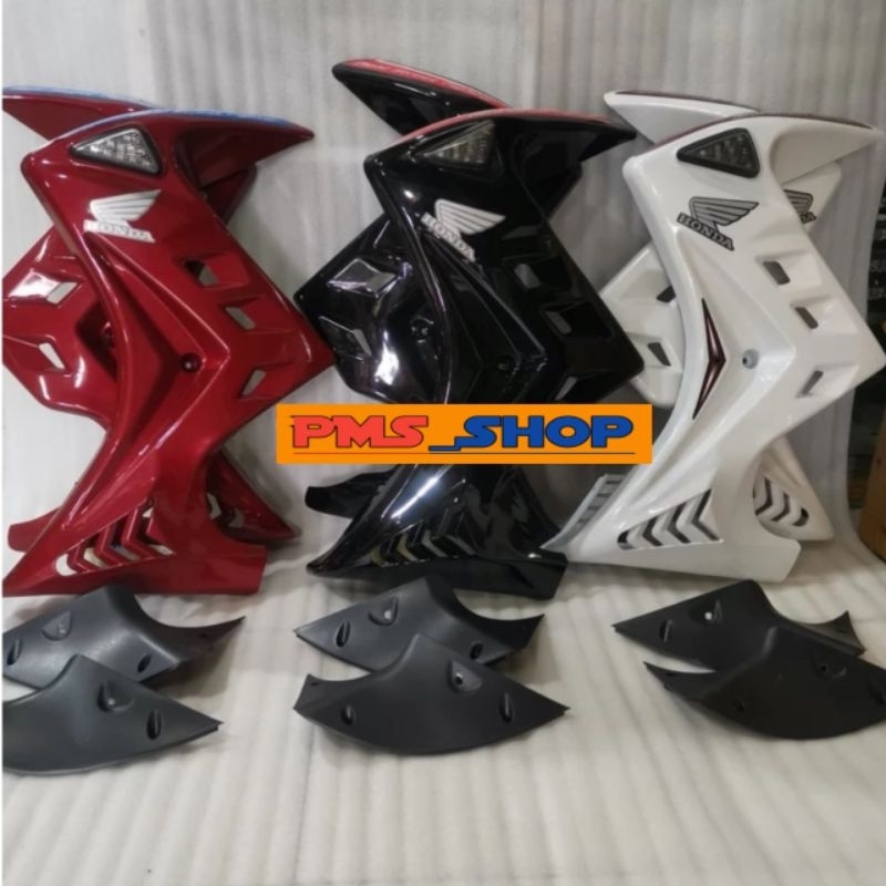 HALF FAIRING FERING MEGAPRO MONOSHOCK 2010 SAMPAI 2013 - SAYAP SAMPING NEW MEGA PRO MONO SHOCK