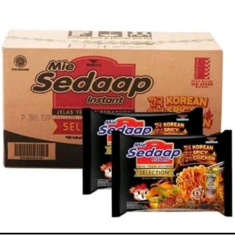 

Mie Sedaap Korean Spicy 1Dus 40Pcs
