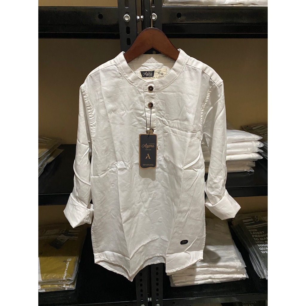Baju Koko Kurta Anak Laki Laki / Agera Koko Anak / Koko Agera Lengan Panjang