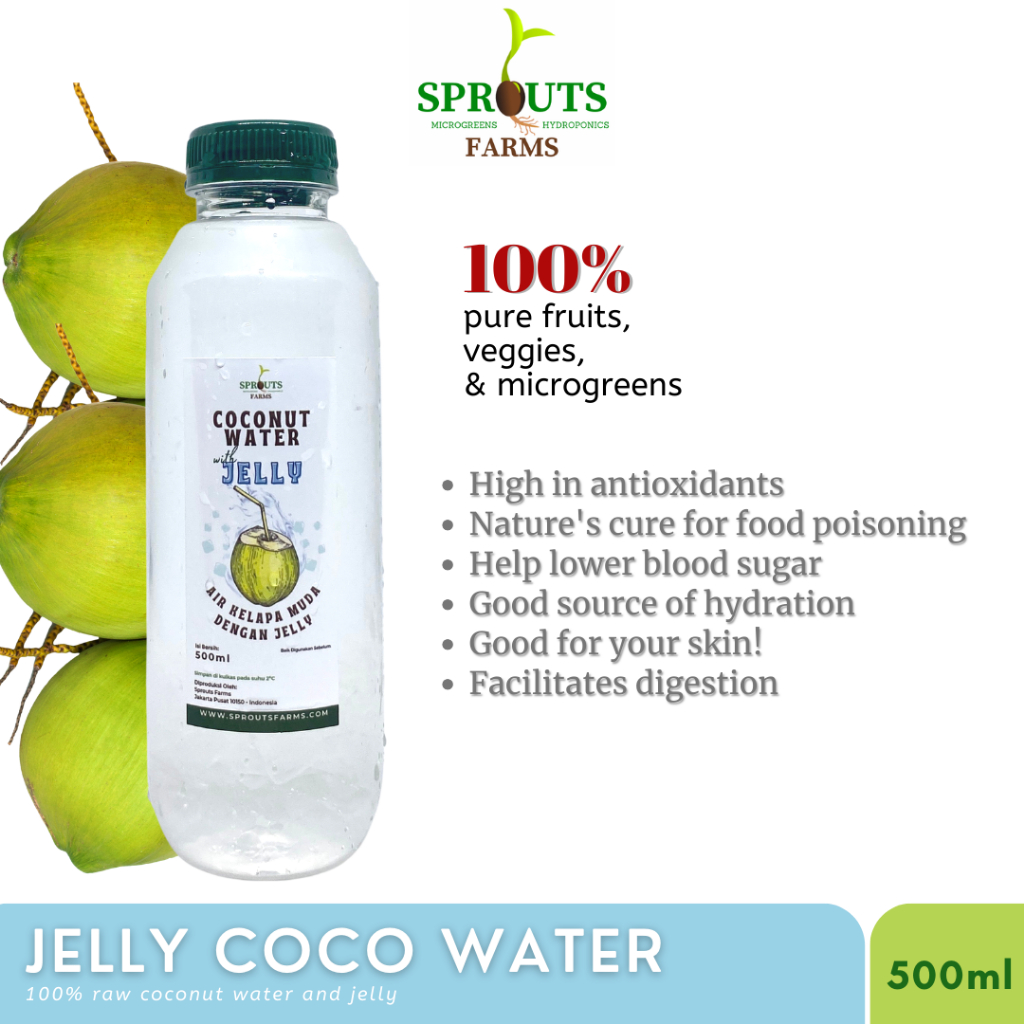 

Sprouts Farms 100% Raw Coconut Water with Jelly 500ml