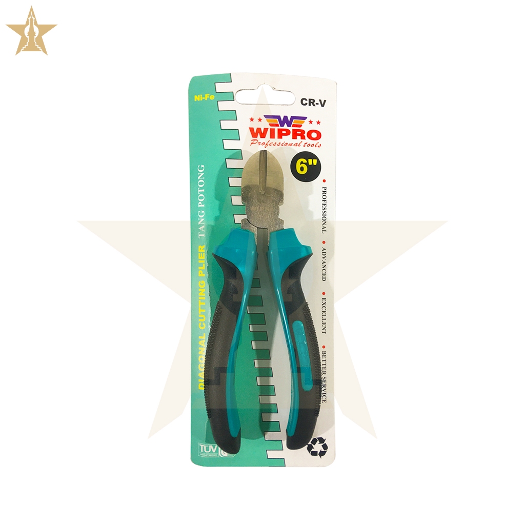 Wipro Tang Potong 6" Diagonal Cutting Pliers Tang Knip