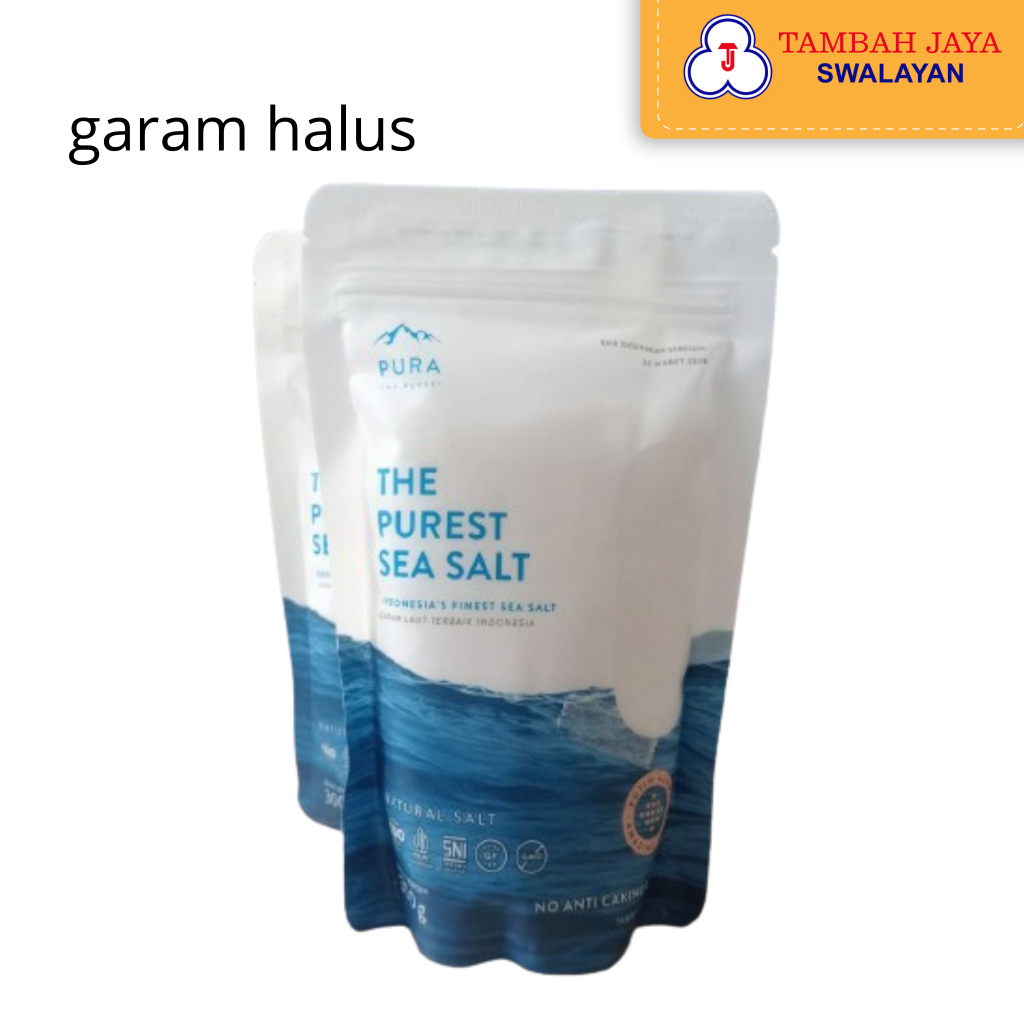 

Pura Purest Sea Salt 300gr (Garam Laut Halus)