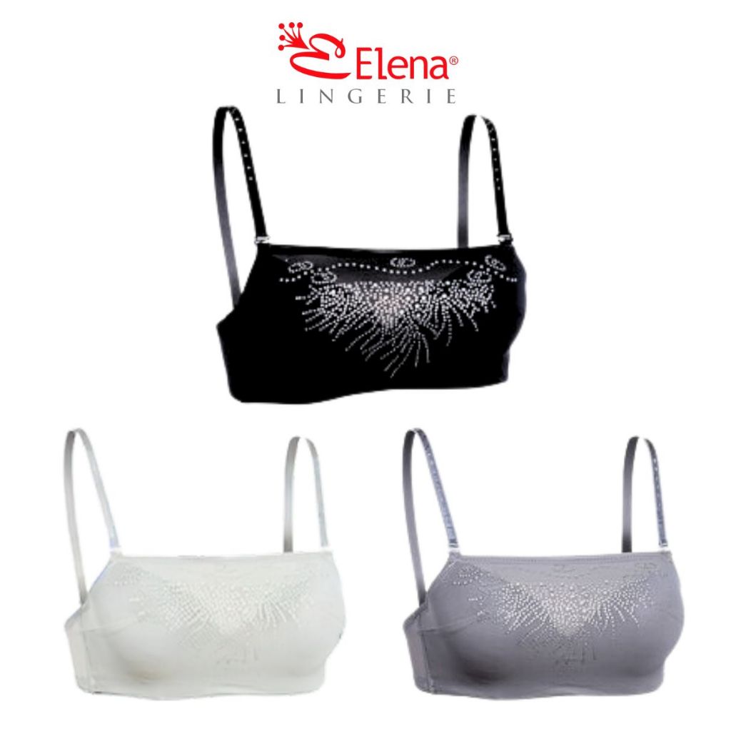 Elena Bundle Kemben Bra 3 Pcs Kawat E 28816 34B - 40B Push Up Pakaian Dalam Wanita