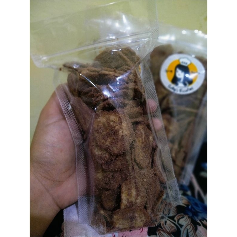 

KERIPIK PISANG COKLAT BUBUK 120GR *HOMADE