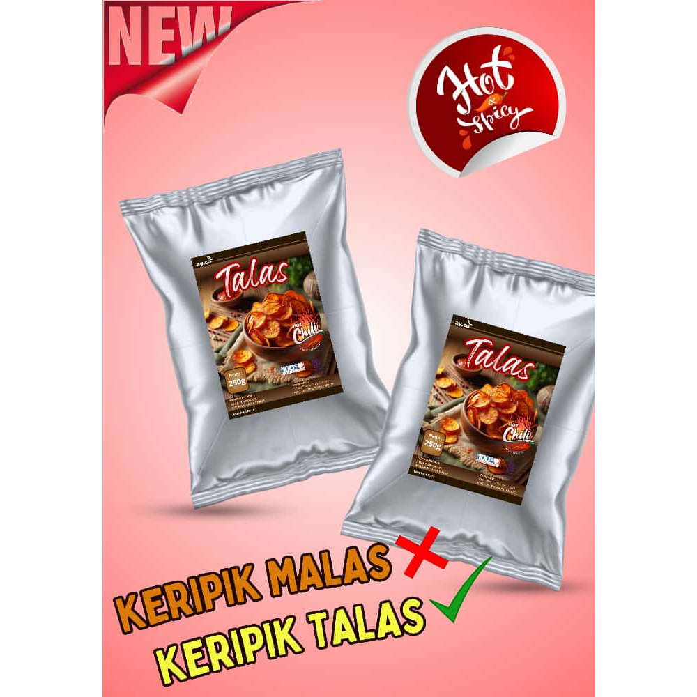 

Keripik Talas Pedas 250g