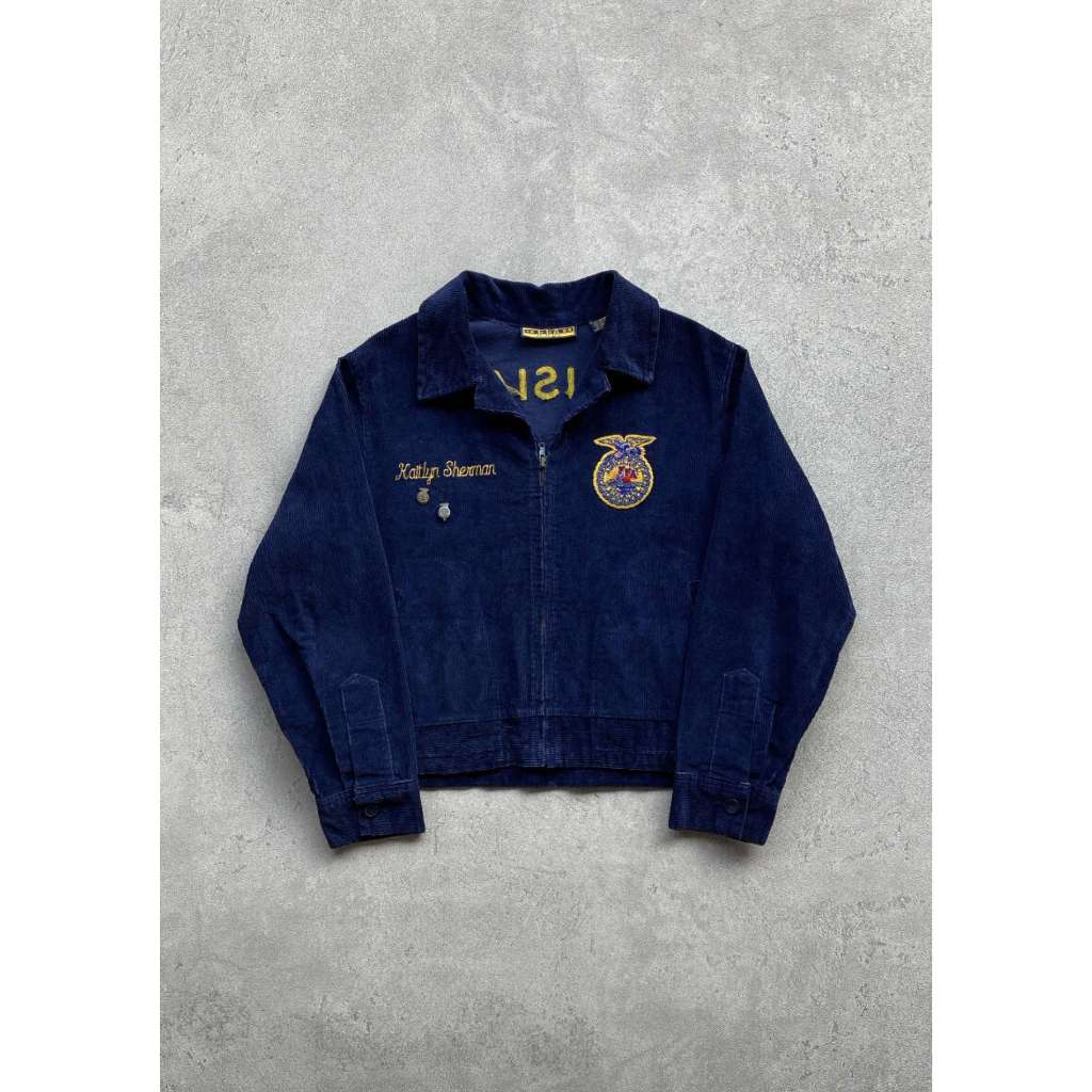 Vintage 00s Future Farmers of American "FFA" Corduroy Jacket