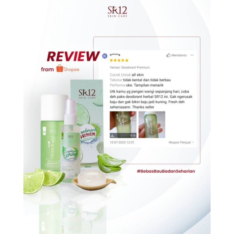 deodoran premium SR12 deo sepray SR12